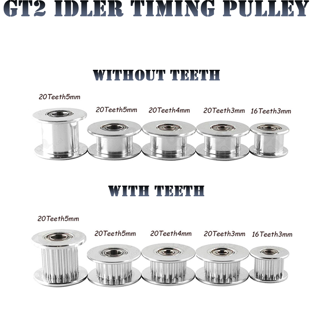 Gt2 Pulley - GT2 Idler Pulley 20Teeth 16Tooth Wheel