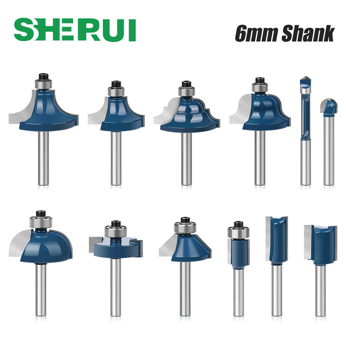 6mm Shank Router Bits Set Stra - End Mill Set recension och pris