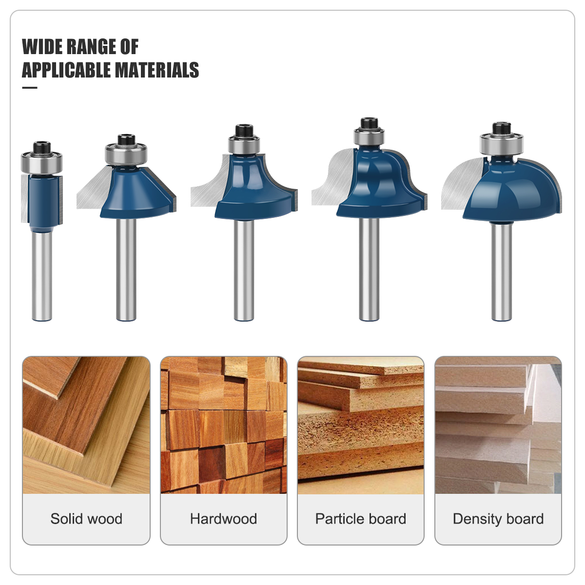 6mm Shank Router Bits Set Stra - End Mill Set recension och pris