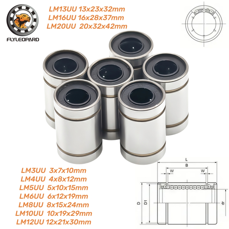 1pcs LM3UU LM4UU LM6UU LM8UU L - Lm8Uu Bearing recension och pris