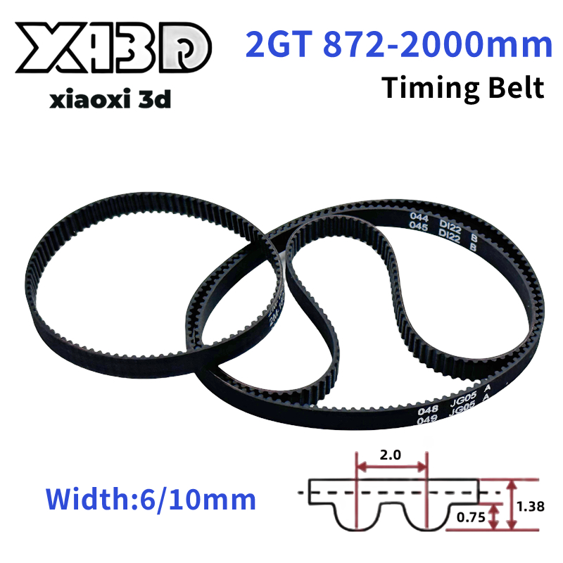 2GT Belt Width 6mm/10mm GT2 Ti - Gt2 Pulley recension och pris