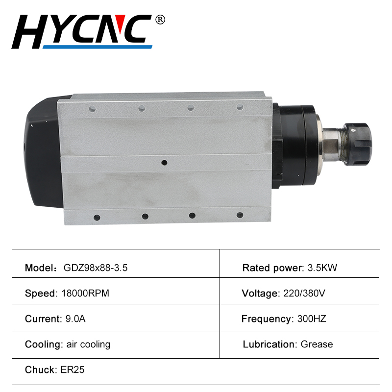 Huajiang 3.5kw Spindle Air-coo - Spindle Motor recension och pris