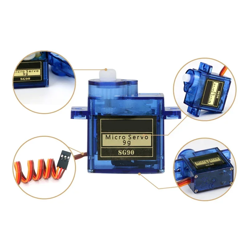 2/4/8/20Pcs SG90 9G Micro Serv - Servo 9G recension och pris