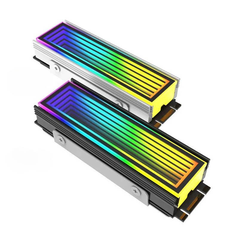 5V ARGB M.2 2280 SSD Full Alum - Aluminium Extrusion recension och pris