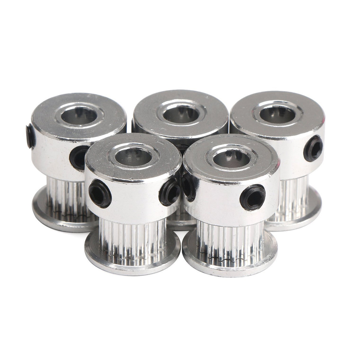 5Pcs Aluminum Gt2 Pulleys 20 T - Gt2 Belt recension och pris
