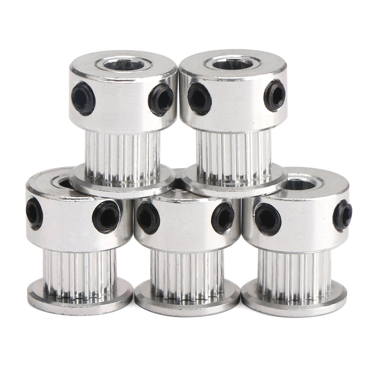 5Pcs Aluminum Gt2 Pulleys 20 T - Gt2 Belt recension och pris