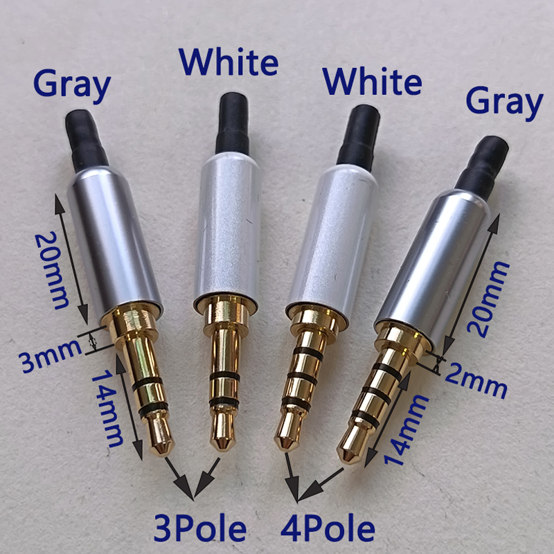 1/3/5 Sets Gold-Plated 3.5mm S - Coupling 8Mm recension och pris