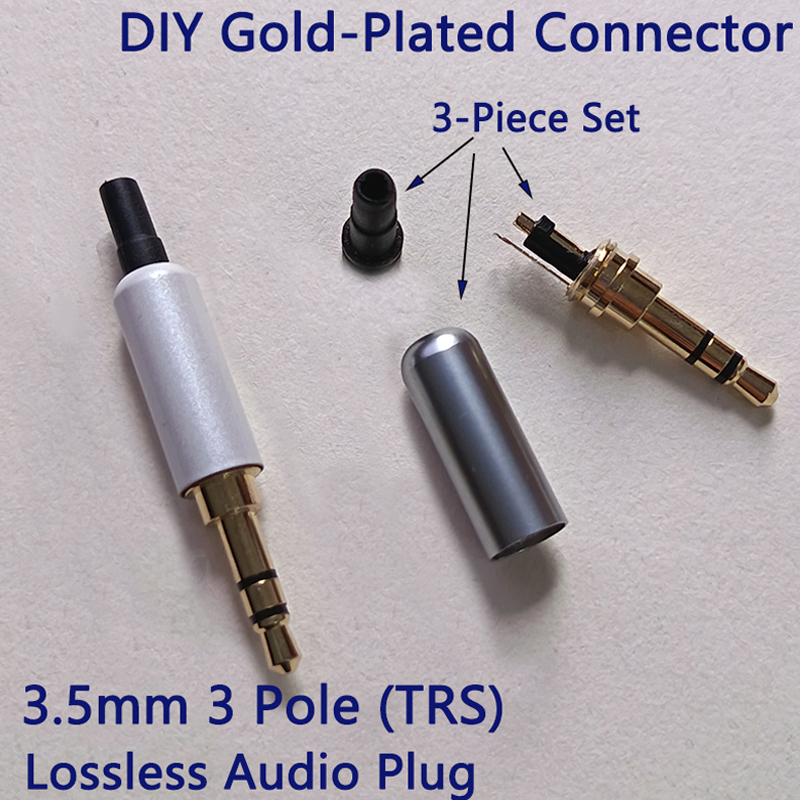 1/3/5 Sets Gold-Plated 3.5mm S - Coupling 8Mm recension och pris