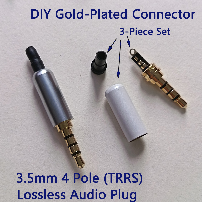 1/3/5 Sets Gold-Plated 3.5mm S - Coupling 8Mm recension och pris