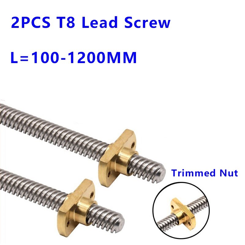 T8 T-type Trapezoidal Lead Scr - Lead Screw 8Mm recension och pris