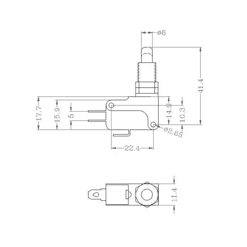 5pcs V-16-1CQ Limit Micro Fret - Limit Switch recension och pris