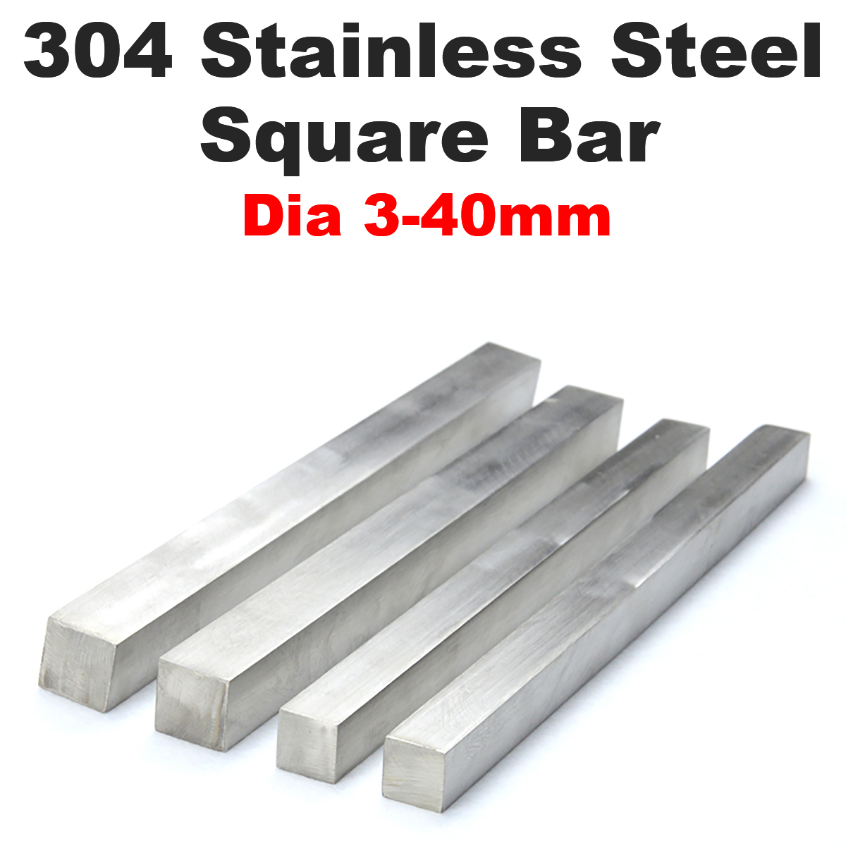 304 Stainless Steel Square Rod - Linear Rod 8Mm recension och pris