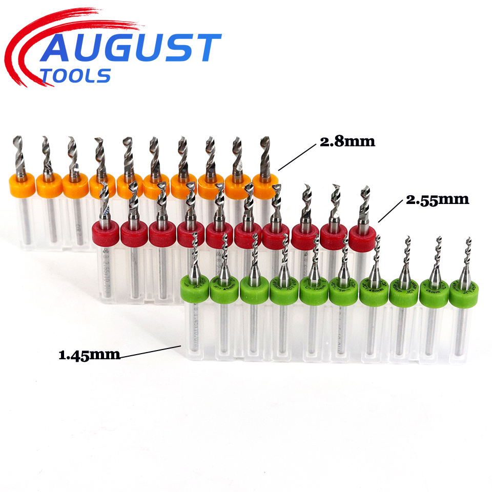 3.175mm Shank 10Pcs PCB Drill  - End Mill Set recension och pris