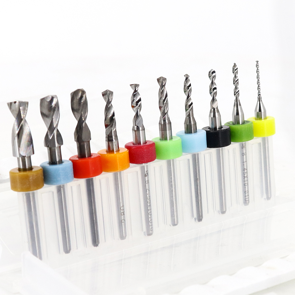 3.175mm Shank 10Pcs PCB Drill  - End Mill Set recension och pris