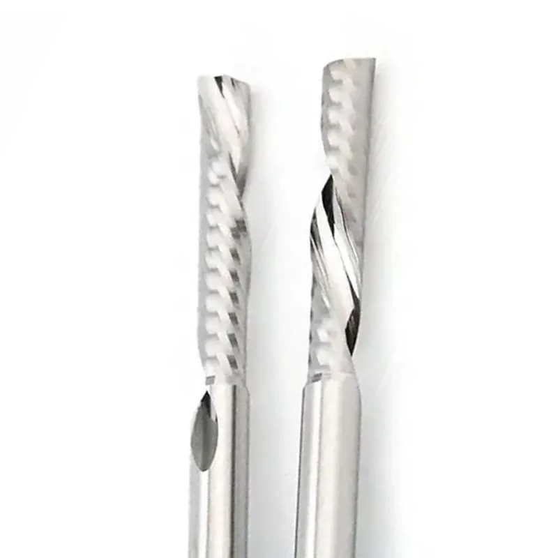 1PC 3.175mm Single Flute Spira - End Mill Set recension och pris