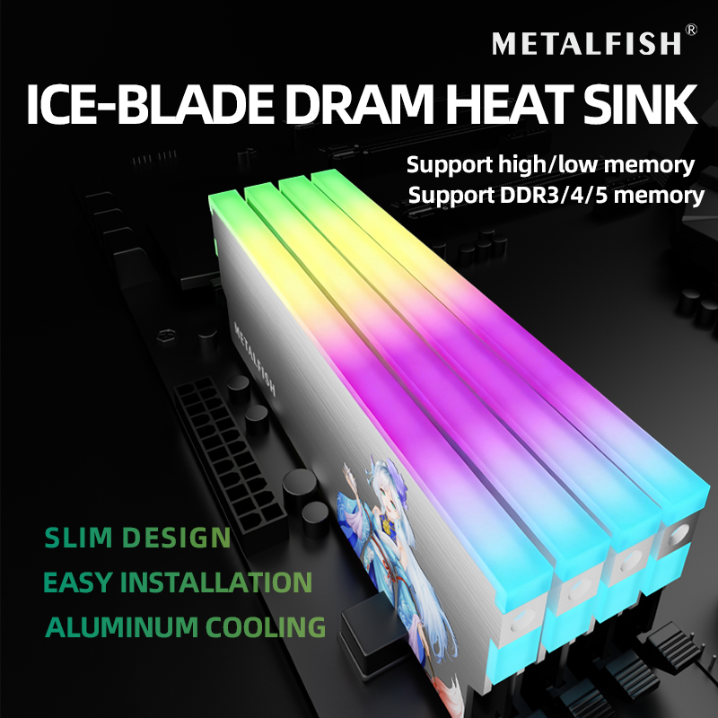 METALFISH DRAM Heatsink 5V-3PI - Aluminium Extrusion recension och pris