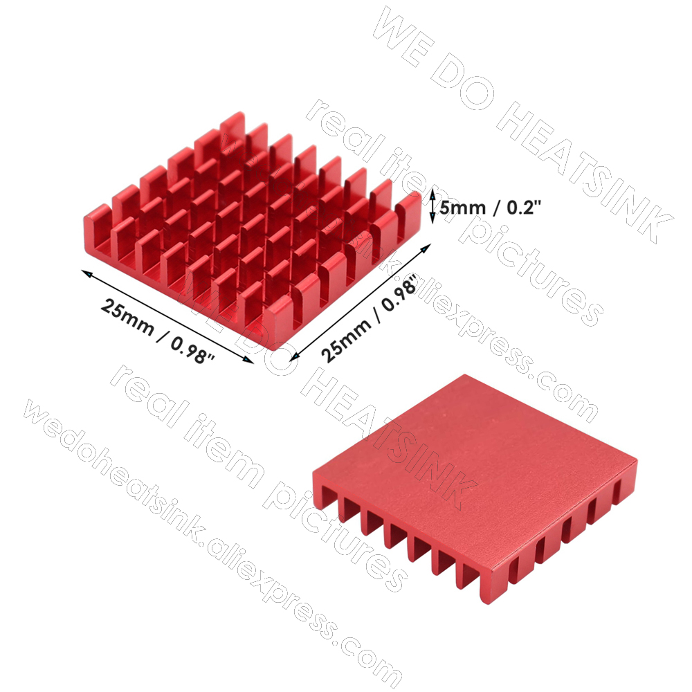 WE DO HEATSINK 25x25x5mm Witho - Aluminium Extrusion recension och pris