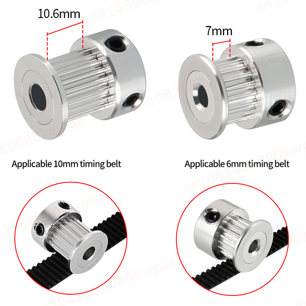 1/5/10pcs GT2 20Teeth 16 Teeth - Gt2 Pulley recension och pris