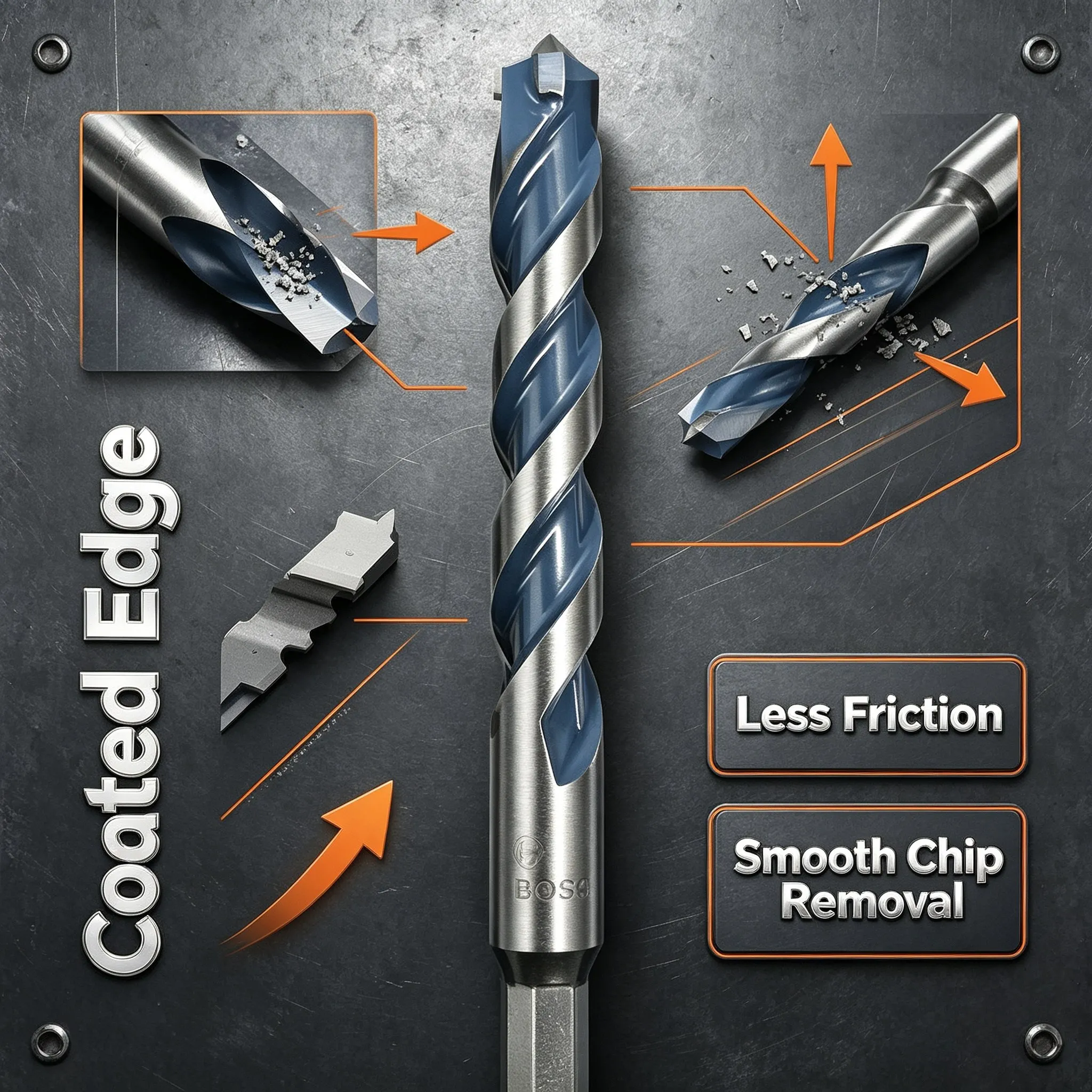 BOSCH EXPERT HEX-9 Multi Const - Drill Bit Set recension och pris