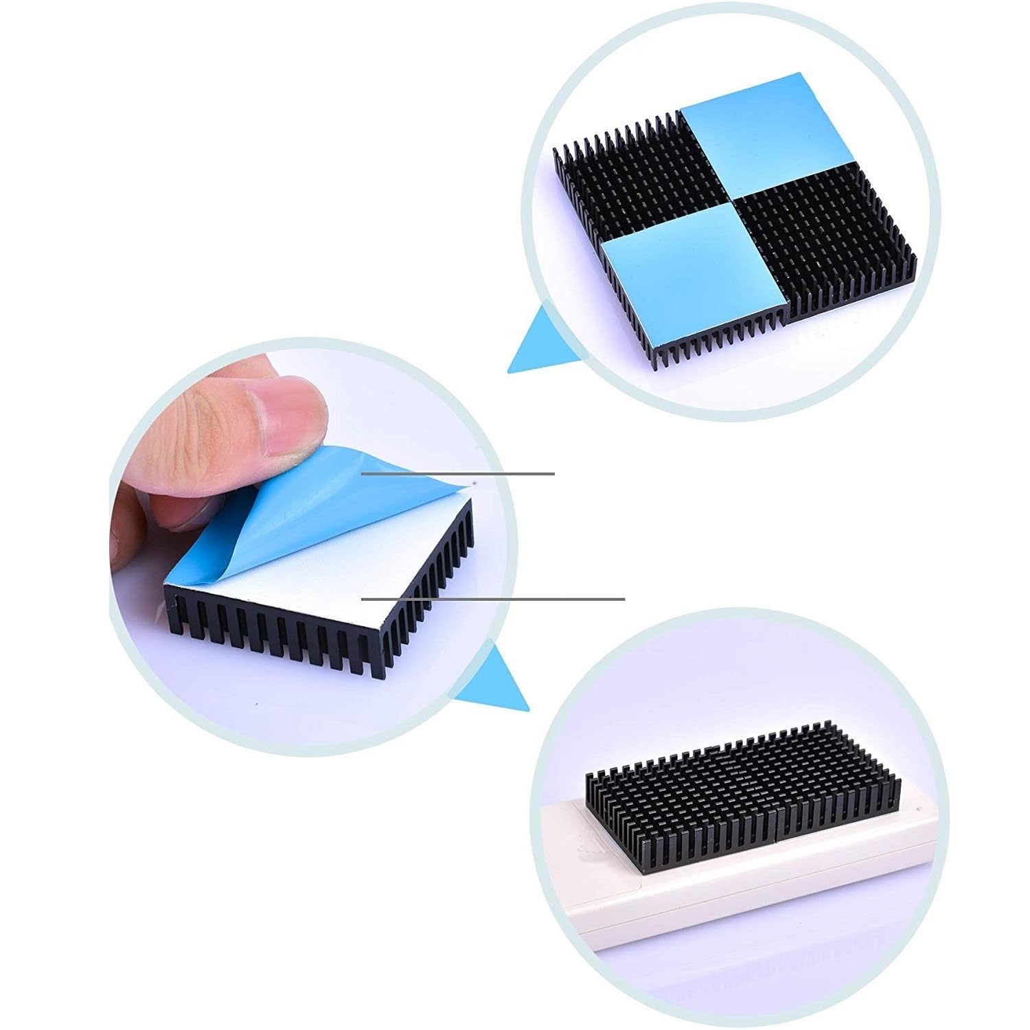 1/2/3/4pcs Heatsink Aluminum C - Stepper Motor Nema17 recension och pris