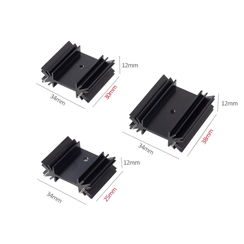 5 Pcs TO-220 Triode MOS Transi - Aluminium Extrusion recension och pris