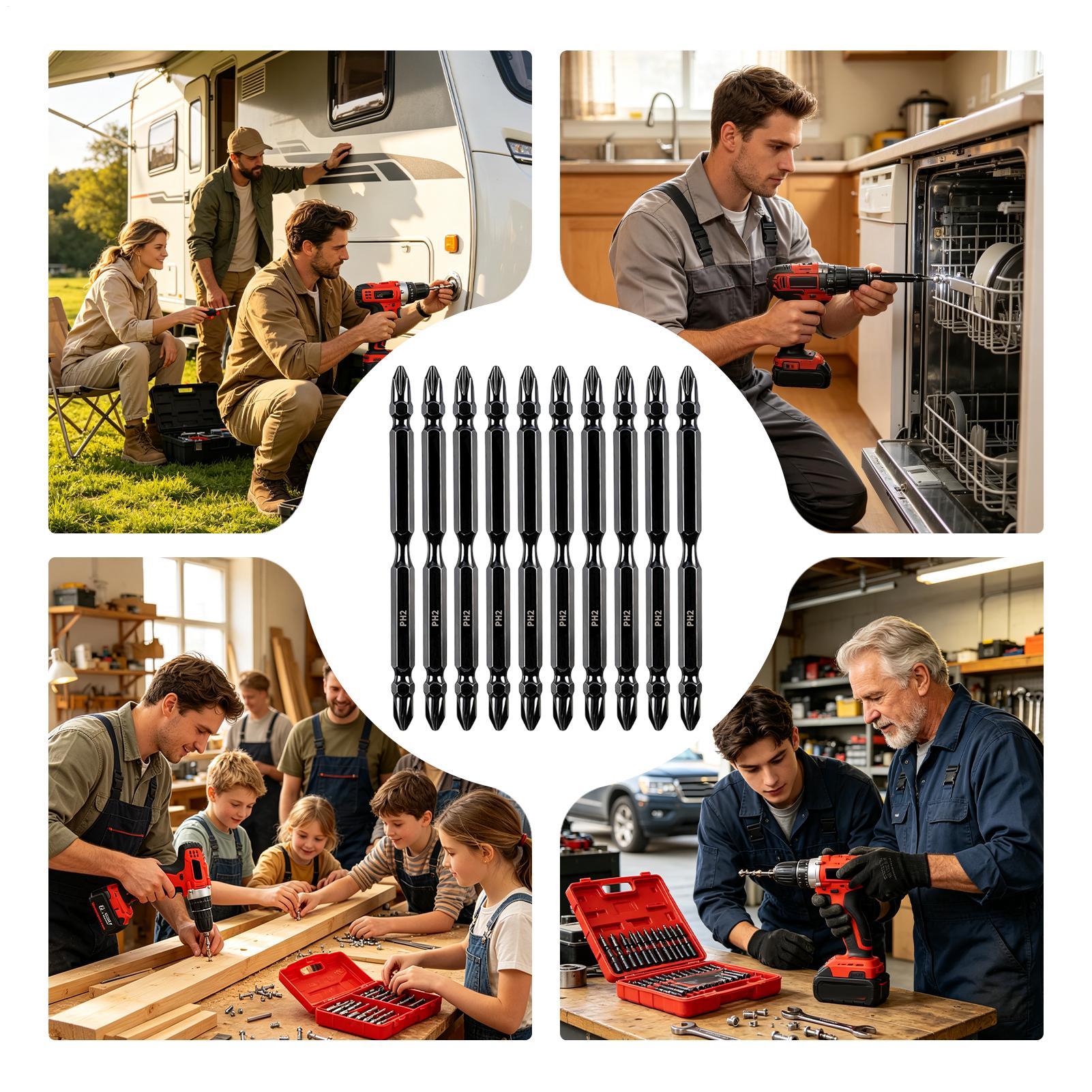 Magnetic Bits Double-Ended Mag - Drill Bit Set recension och pris
